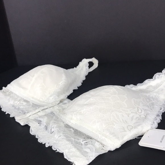 **NWT** Pure Beauty by René Rofé bralette lacy, lightly padded, wireless size XL - Picture 11 of 12